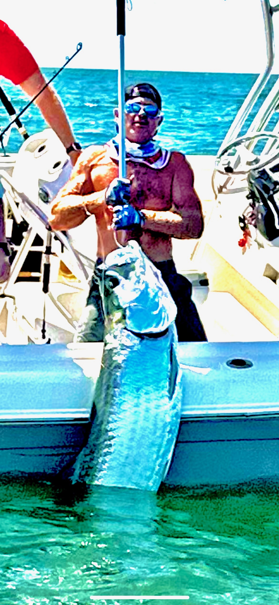 Texas Tarpon Hunt fishing charter photo — Galveston with Captain Shawn Warren